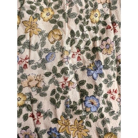 ZARA Yellow Floral Printed Vintage Inspired Maxi Midi Shirt Dress Small NWT Boho - Picture 8 of 14